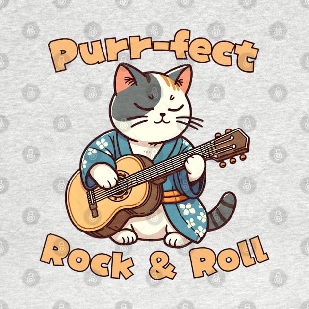 Rock and roll cat by Japanese Fever